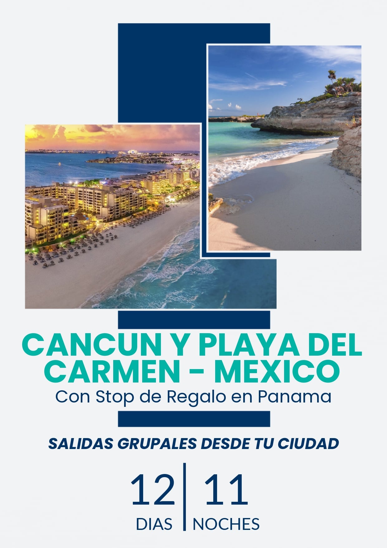 CANCUN CON PLAYA DEL CARMEN Y PANAMA